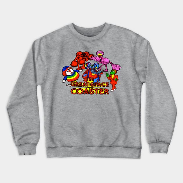 The Great Space Coaster Crewneck Sweatshirt by The Curious Cabinet